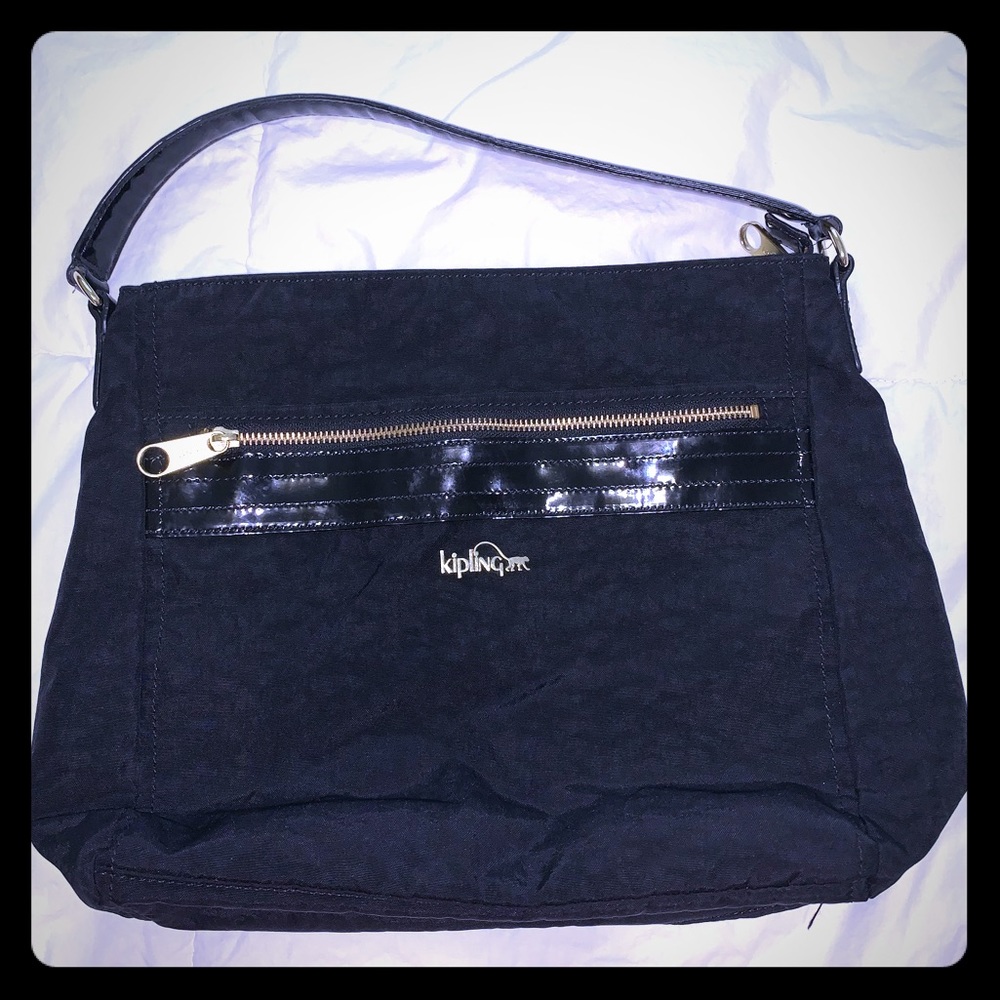 Black and Gold Kipling Purse